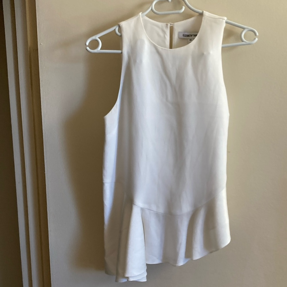 Elegant White Sleeveless Top